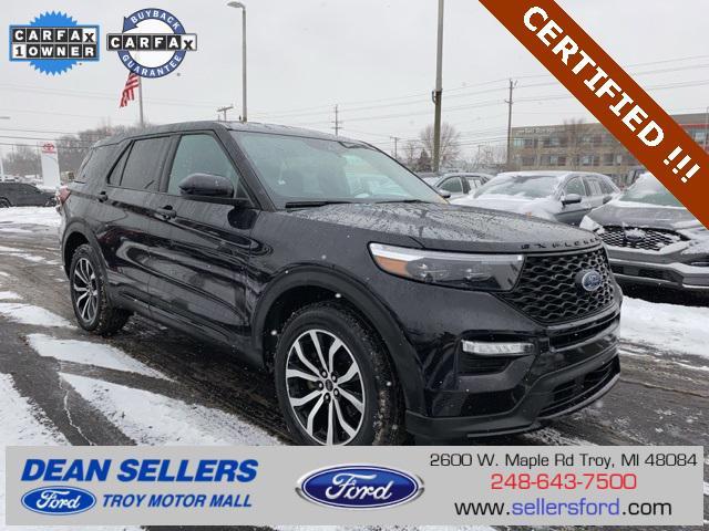 used 2022 Ford Explorer car, priced at $34,588
