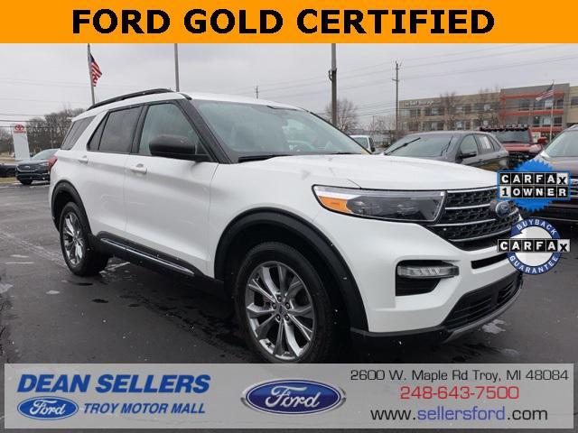 used 2022 Ford Explorer car, priced at $28,200