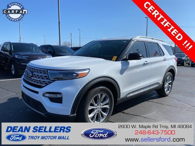 used 2021 Ford Explorer car, priced at $26,991