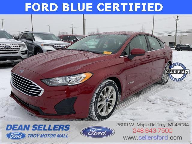 used 2019 Ford Fusion Hybrid car, priced at $15,999