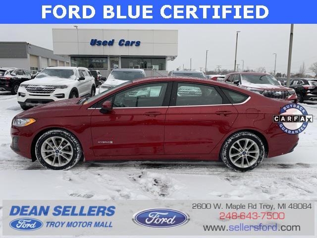 used 2019 Ford Fusion Hybrid car, priced at $15,999