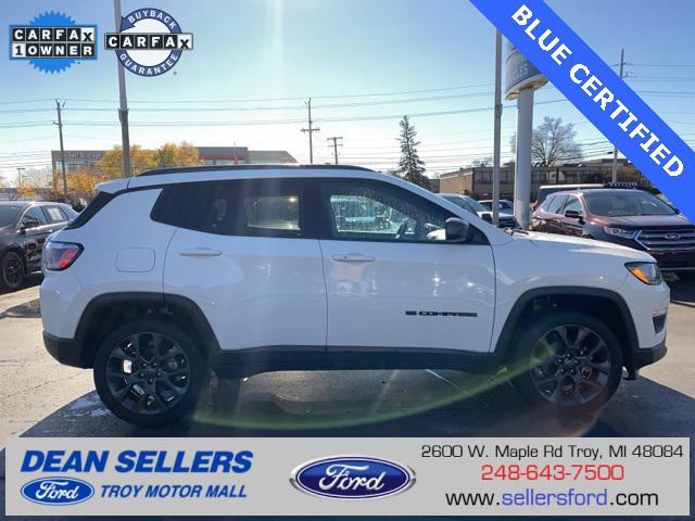 used 2021 Jeep Compass car, priced at $19,500