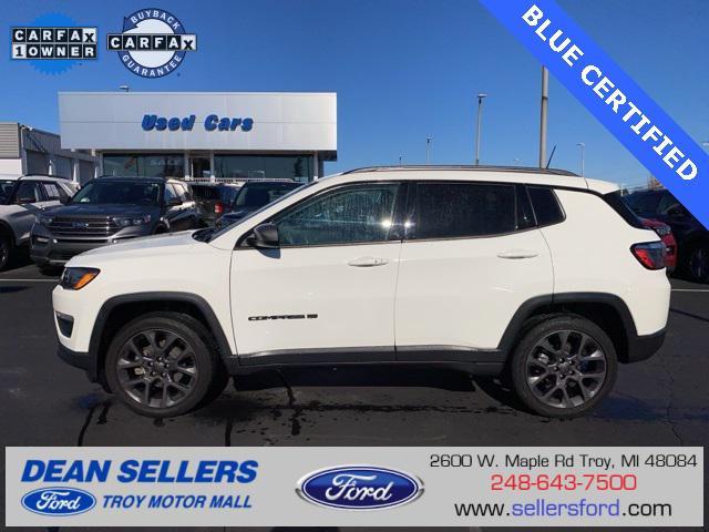 used 2021 Jeep Compass car, priced at $19,500