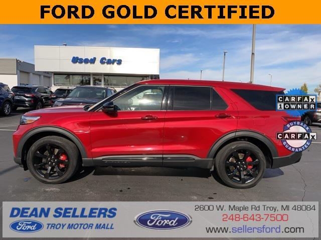 used 2021 Ford Explorer car, priced at $34,999