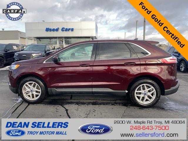 used 2021 Ford Edge car, priced at $25,500