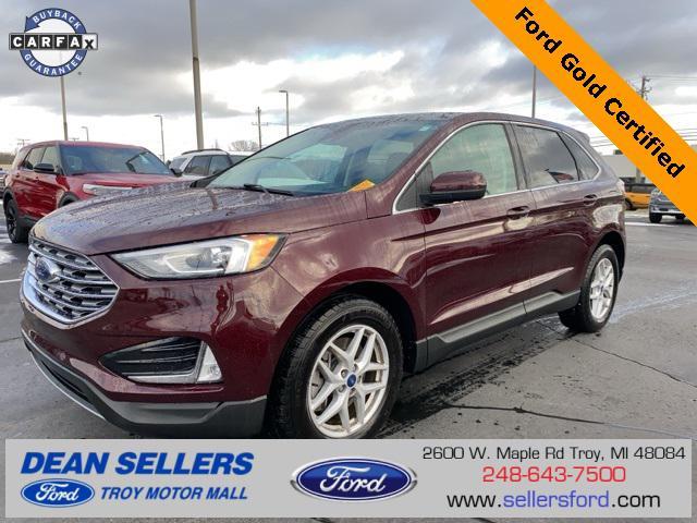 used 2021 Ford Edge car, priced at $25,500