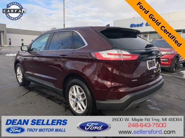 used 2021 Ford Edge car, priced at $25,500