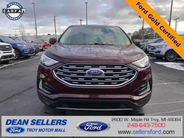 used 2021 Ford Edge car, priced at $25,500