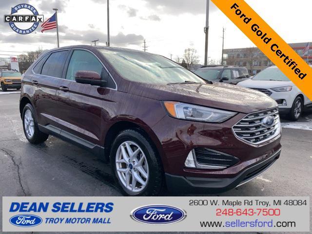 used 2021 Ford Edge car, priced at $25,500