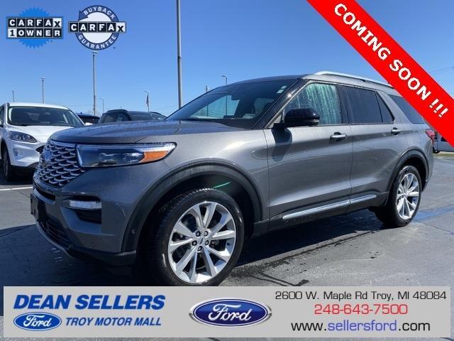 used 2021 Ford Explorer car, priced at $36,899