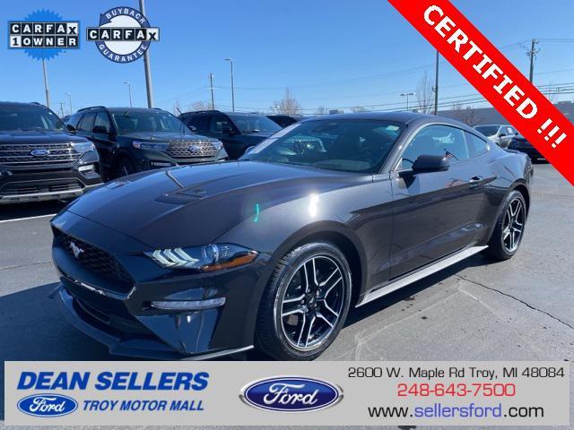 used 2022 Ford Mustang car, priced at $29,488