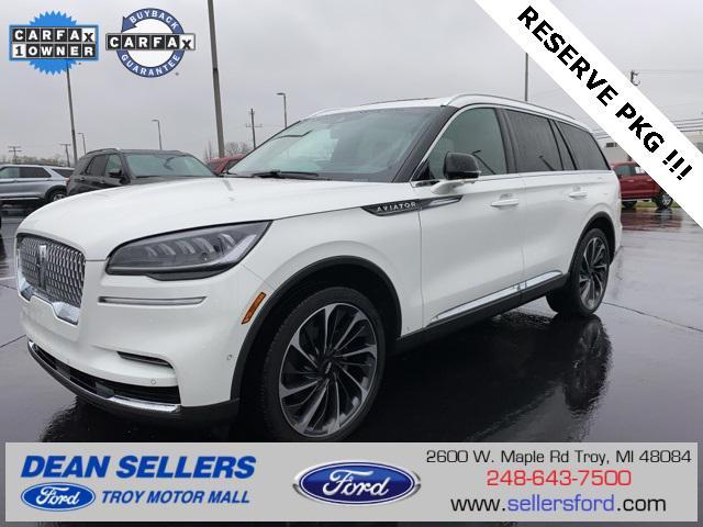 used 2022 Lincoln Aviator car, priced at $48,500