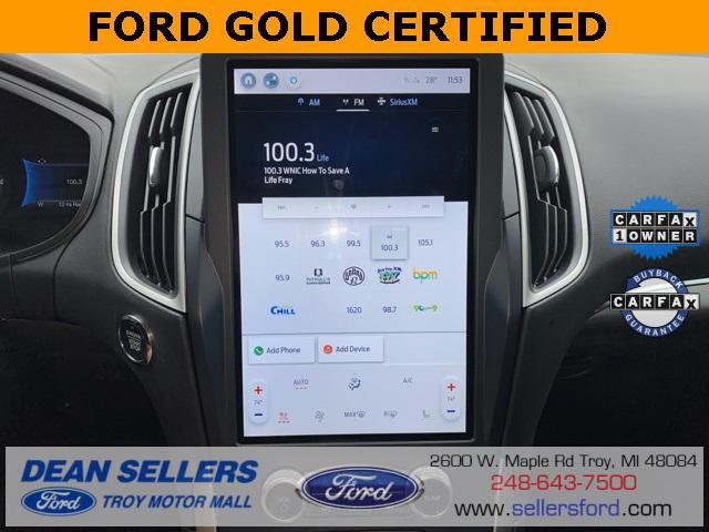 used 2022 Ford Edge car, priced at $28,500