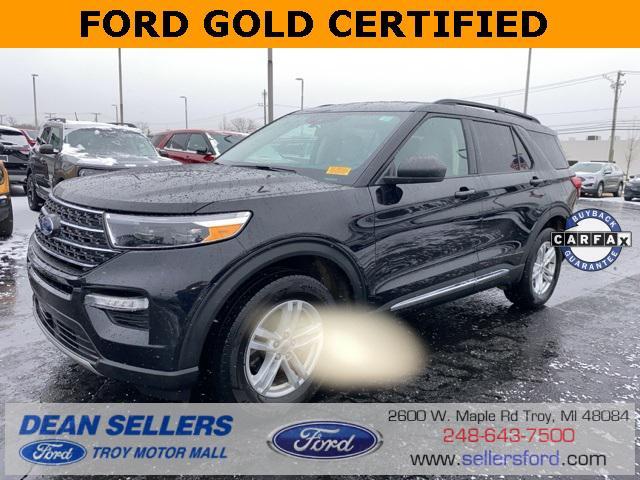 used 2022 Ford Explorer car, priced at $30,500