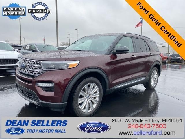 used 2022 Ford Explorer car, priced at $34,400