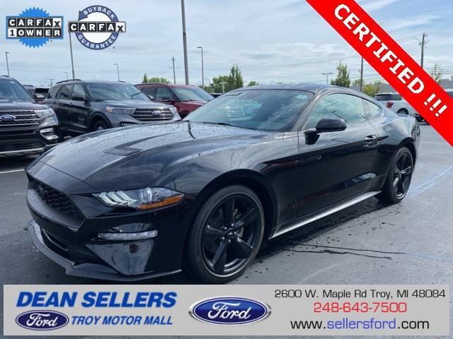 used 2022 Ford Mustang car, priced at $28,457