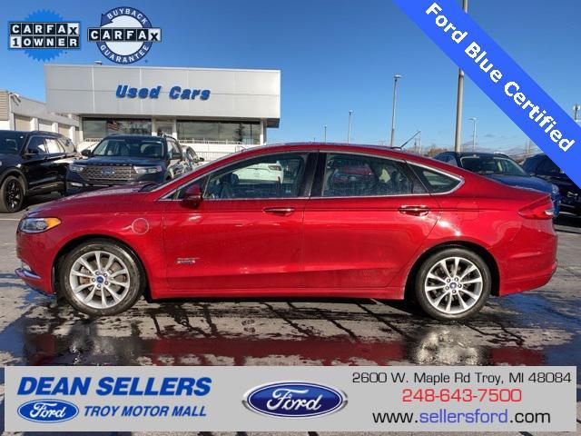 used 2017 Ford Fusion Energi car, priced at $15,800