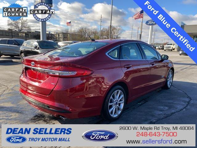 used 2017 Ford Fusion Energi car, priced at $15,800