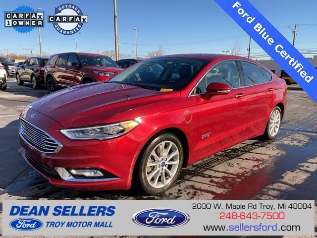 used 2017 Ford Fusion Energi car, priced at $15,800