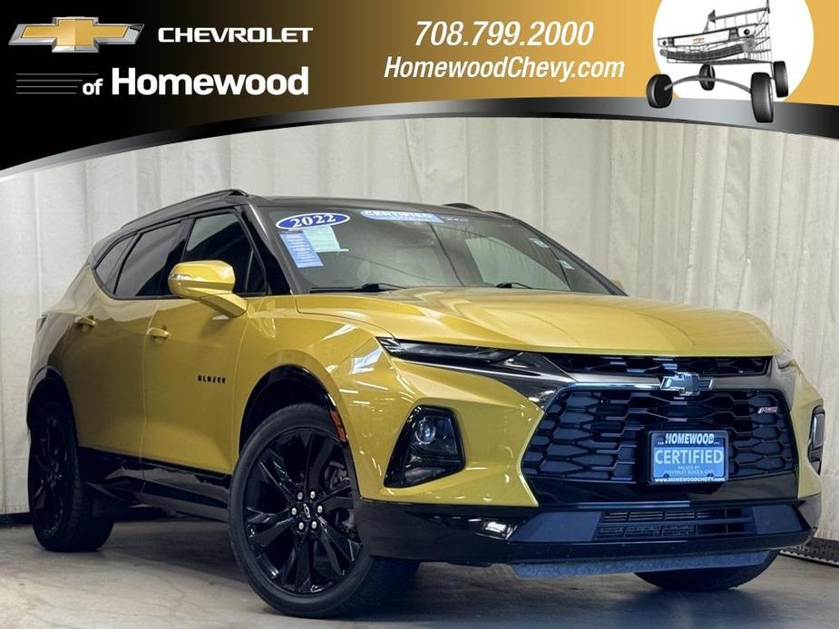 used 2022 Chevrolet Blazer car, priced at $37,205