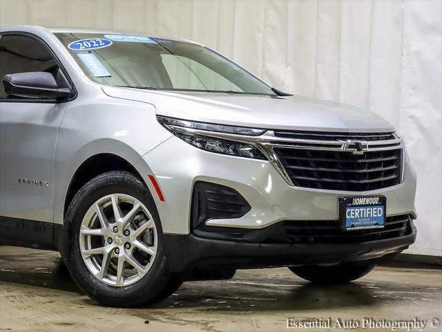 used 2022 Chevrolet Equinox car, priced at $21,605