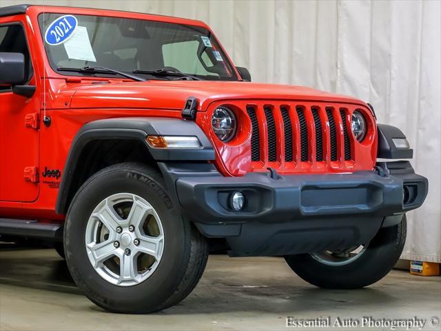 used 2021 Jeep Wrangler Unlimited car, priced at $33,605