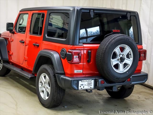 used 2021 Jeep Wrangler Unlimited car, priced at $33,605