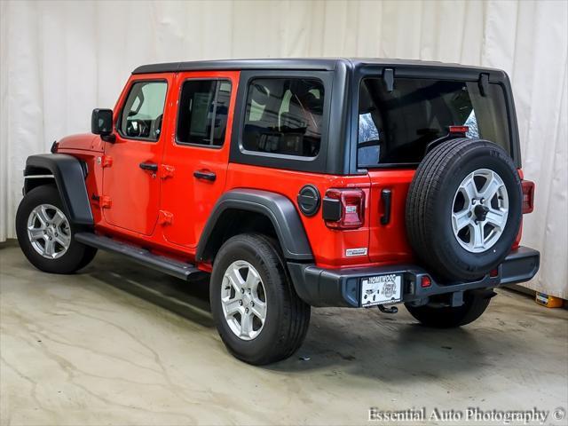 used 2021 Jeep Wrangler Unlimited car, priced at $33,605