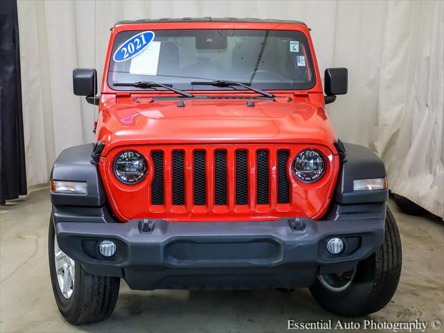 used 2021 Jeep Wrangler Unlimited car, priced at $33,605