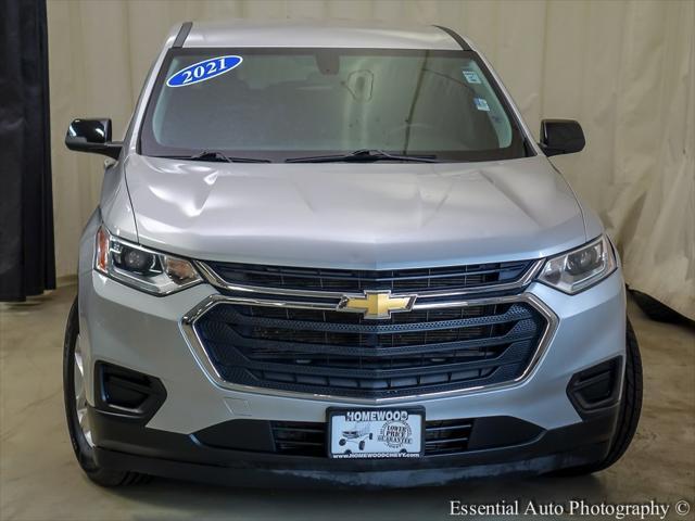 used 2021 Chevrolet Traverse car, priced at $23,605