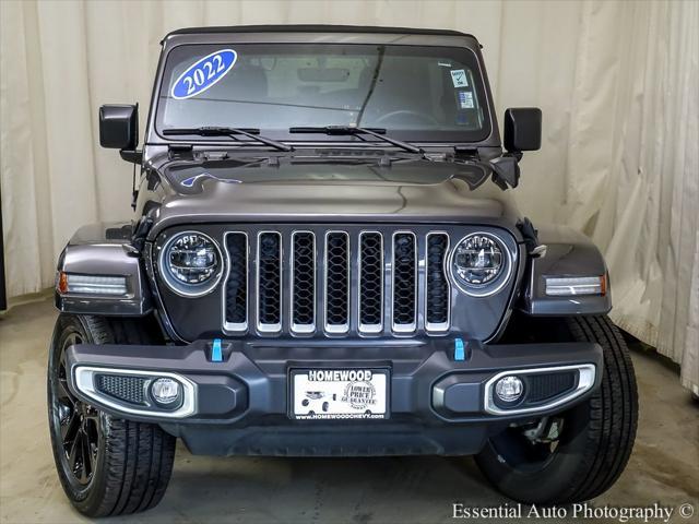 used 2022 Jeep Wrangler Unlimited 4xe car, priced at $36,605