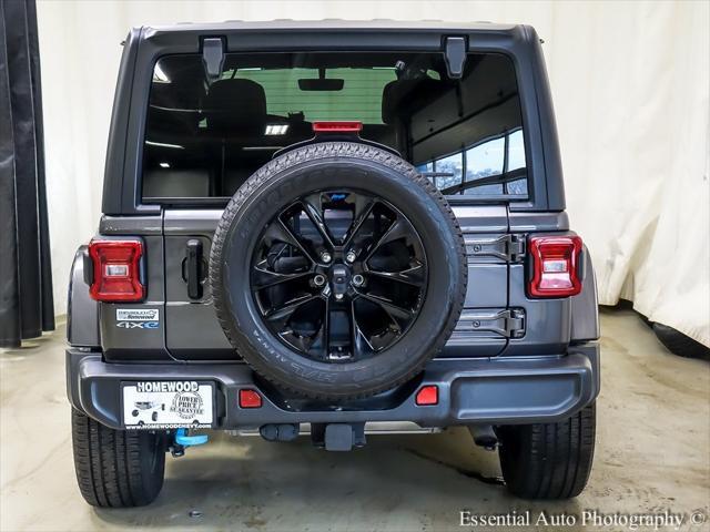 used 2022 Jeep Wrangler Unlimited 4xe car, priced at $36,605