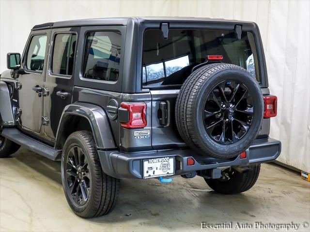 used 2022 Jeep Wrangler Unlimited 4xe car, priced at $36,605