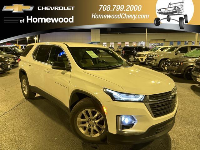 used 2022 Chevrolet Traverse car, priced at $26,105