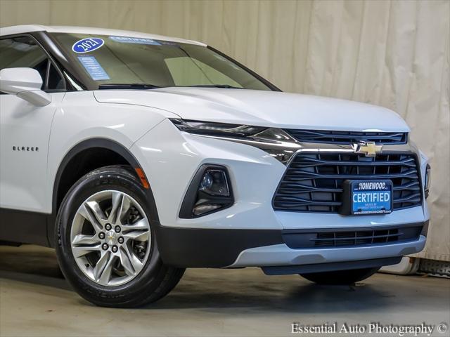 used 2021 Chevrolet Blazer car, priced at $24,105