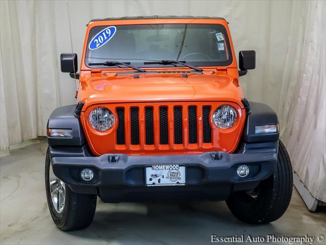 used 2019 Jeep Wrangler Unlimited car, priced at $28,105