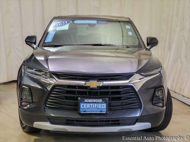 used 2021 Chevrolet Blazer car, priced at $22,605