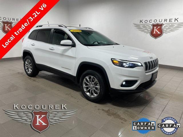 used 2021 Jeep Cherokee car, priced at $25,221