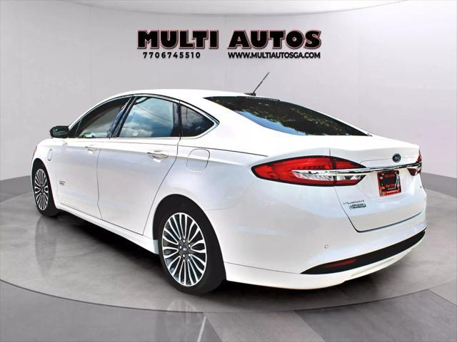 used 2017 Ford Fusion Energi car, priced at $9,995