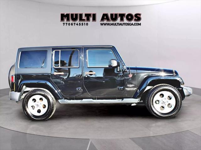 used 2015 Jeep Wrangler Unlimited car, priced at $18,495