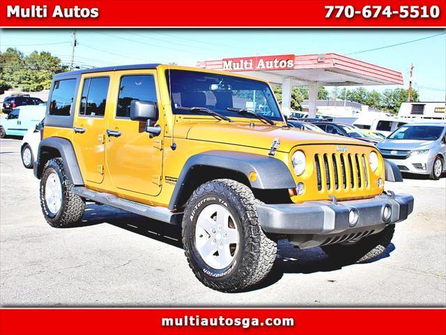 used 2014 Jeep Wrangler Unlimited car, priced at $20,645