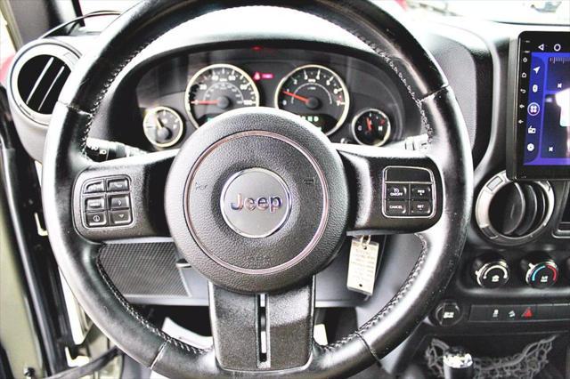 used 2015 Jeep Wrangler Unlimited car, priced at $19,493