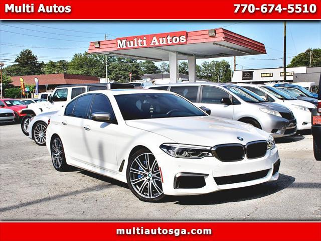 used 2018 BMW M550 car, priced at $27,995