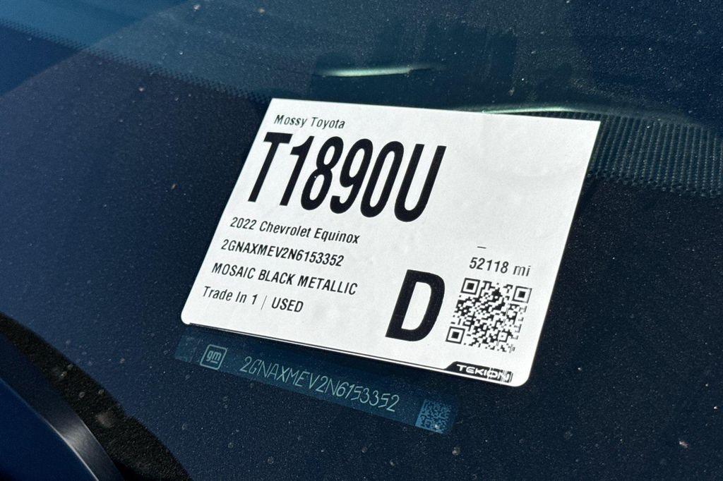 used 2022 Chevrolet Equinox car, priced at $20,988