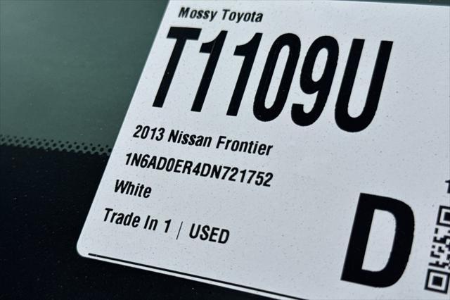 used 2013 Nissan Frontier car, priced at $12,755