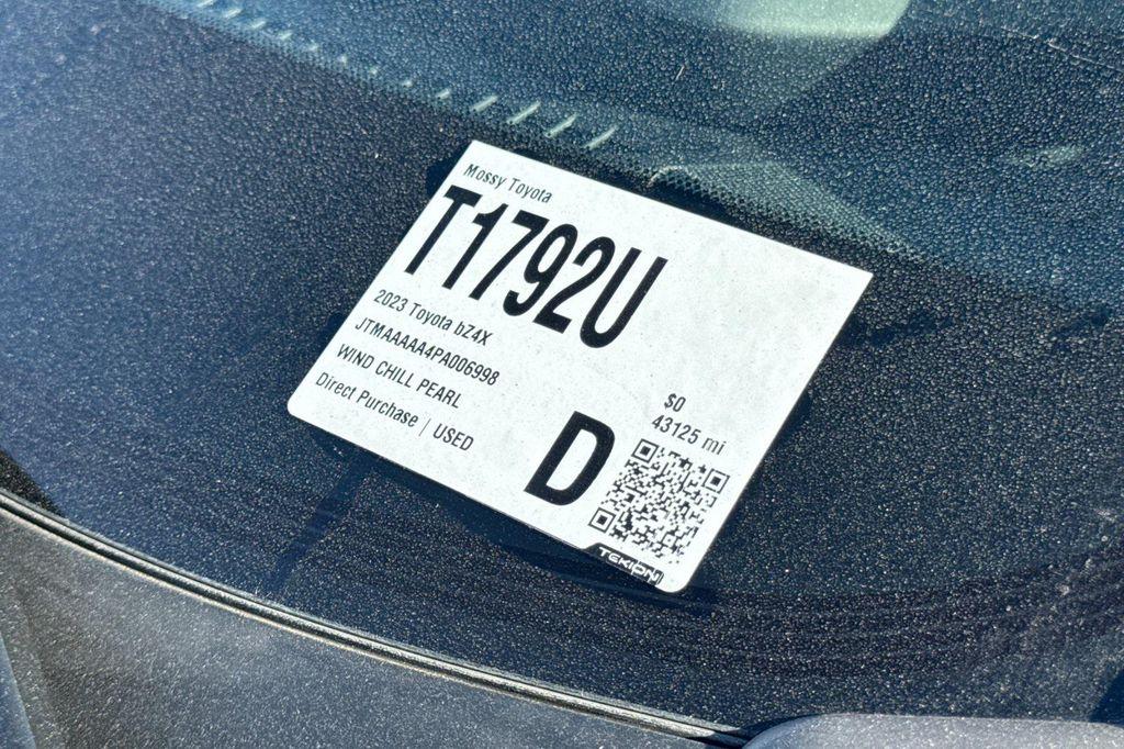 used 2023 Toyota bZ4X car, priced at $20,988