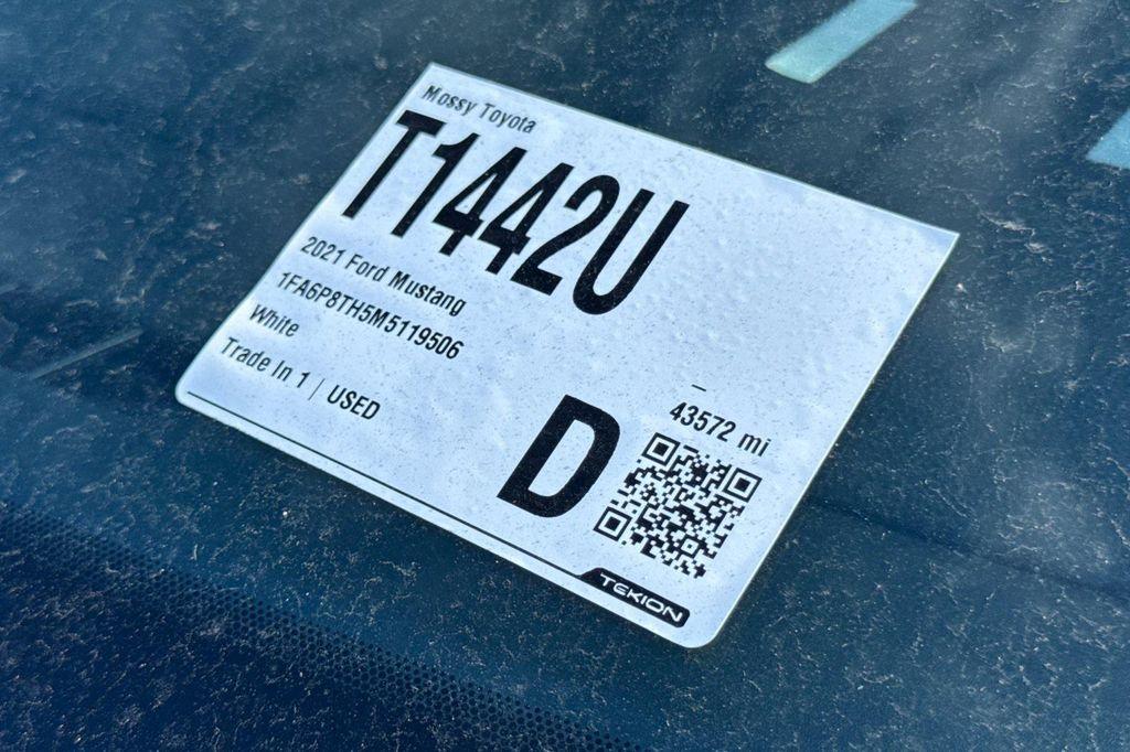 used 2021 Ford Mustang car, priced at $21,988