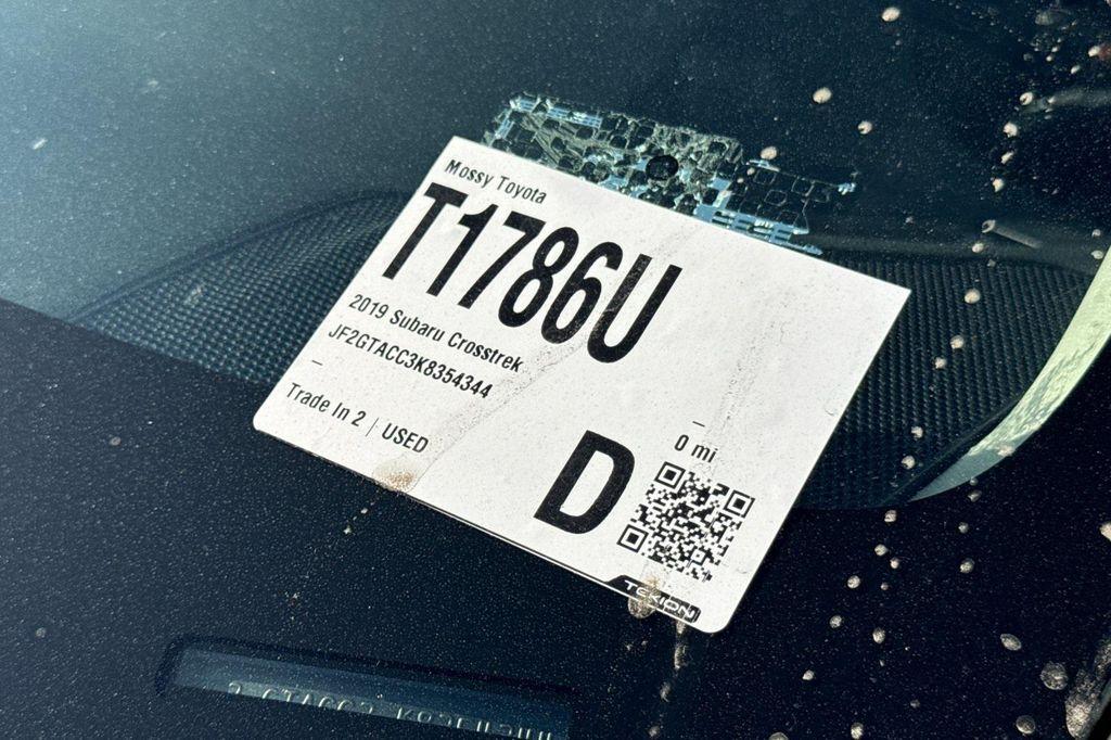 used 2019 Subaru Crosstrek car, priced at $19,988