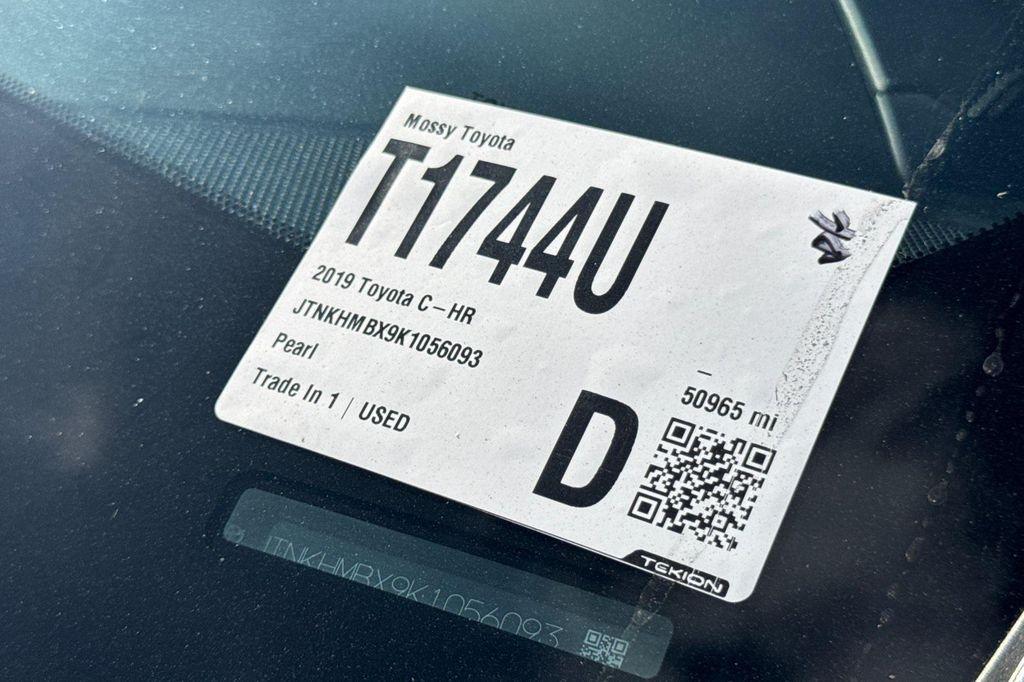 used 2019 Toyota C-HR car, priced at $17,988