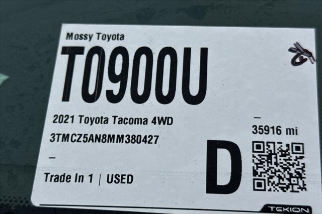 used 2021 Toyota Tacoma car, priced at $38,988